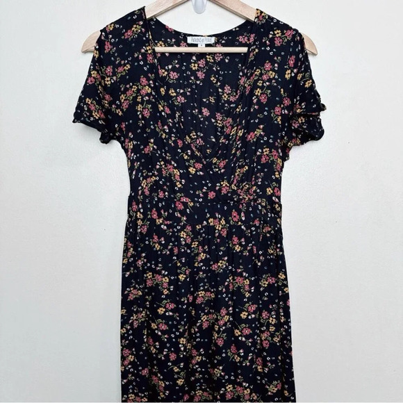 Patrons of Peace Floral Maxi Dress - Navy and Pink - Picture 4 of 13